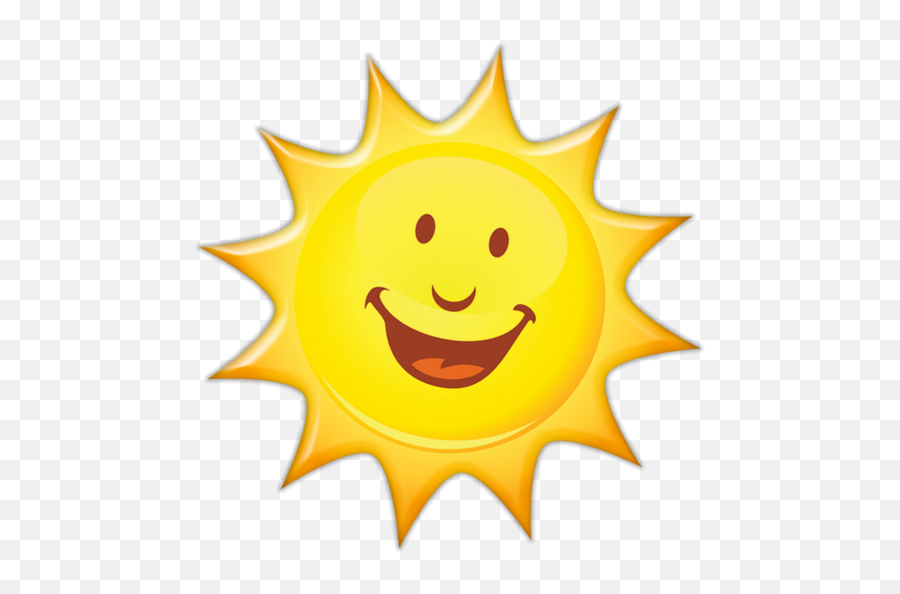 Sol Sorrindo Png Transparent Images - Smiling Sun Clipart Emoji,Emoticon Sorrindo
