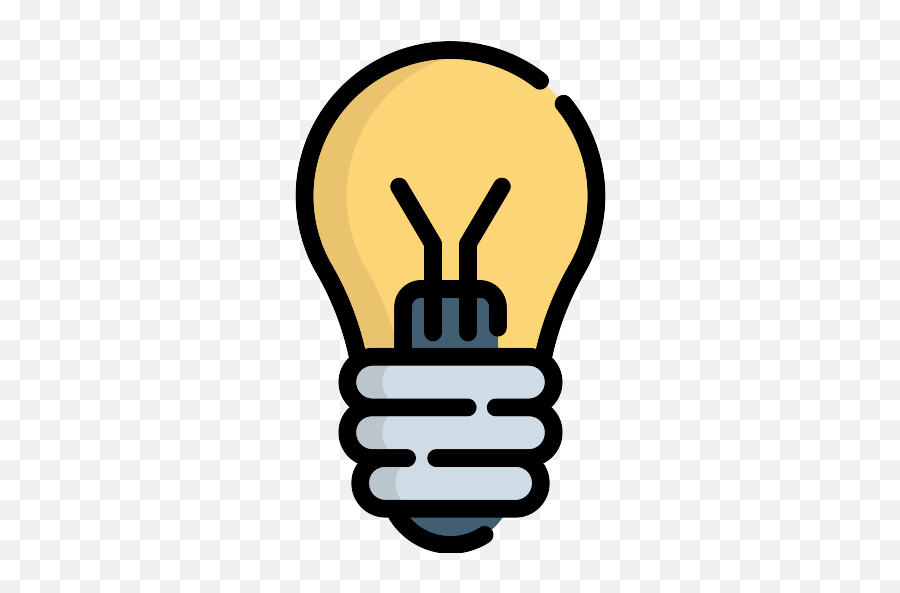 Turned Off Lightbulb With Shine Vector - Bulb Off Svg Emoji,Lightbulbs Turned On Emojis