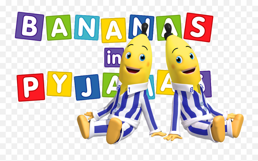 Tv Detail - Bananas In Pyjamas Emoji,Banana Emoticon