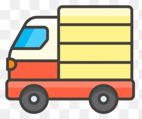 Delivery Truck Emoji Icon Transparent - Commercial Vehicle,Semi Truck Emoji