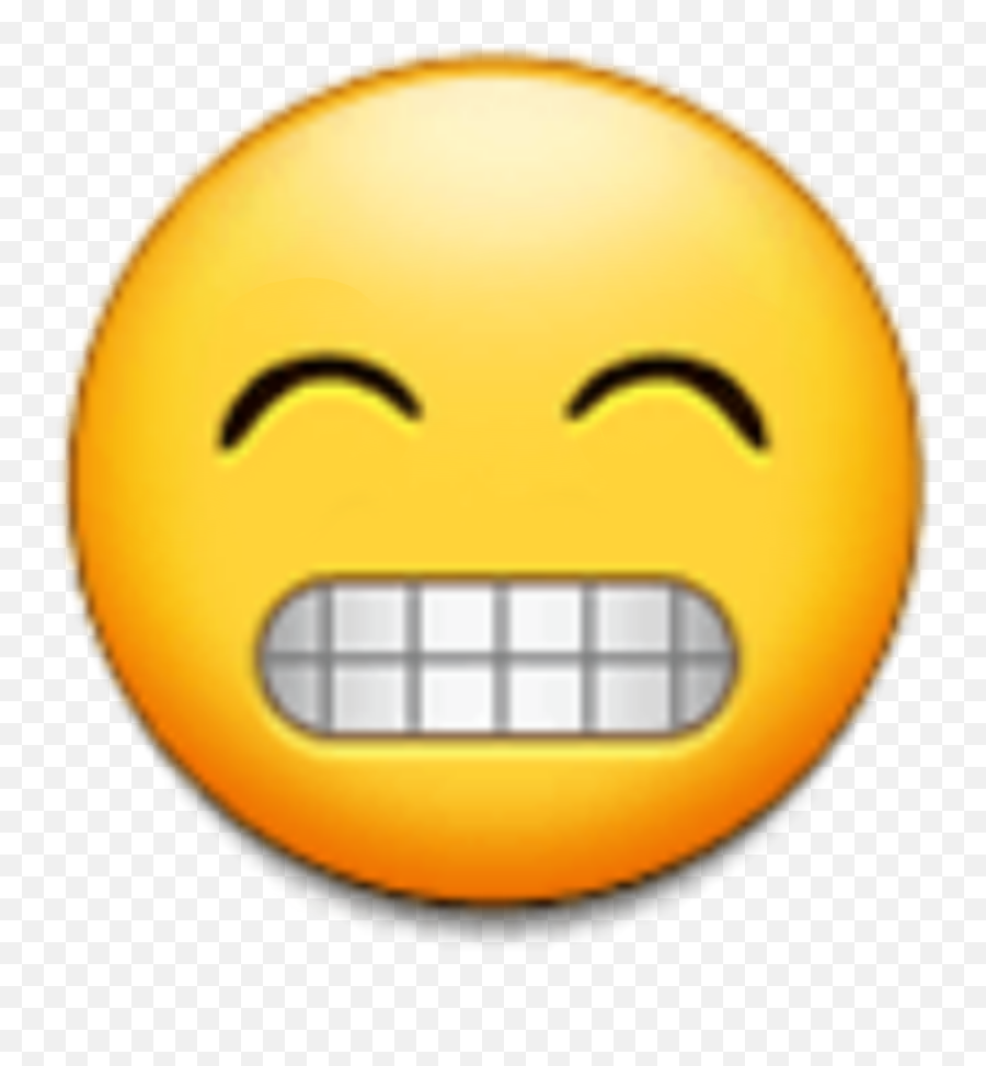 Idk Pretend Like Im Having A Good - Wide Grin Emoji,Having A Good Time Emoji