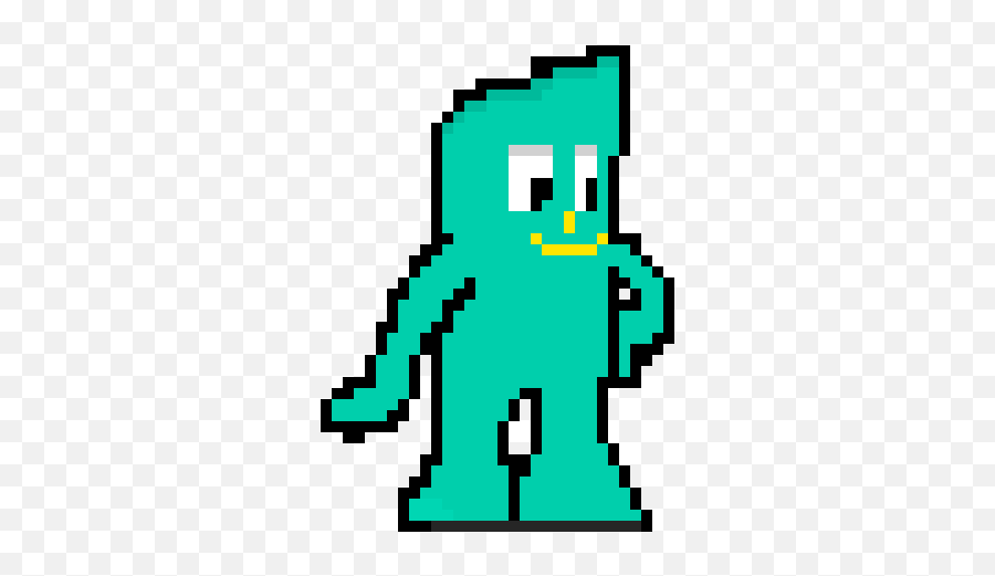 Pixel Art Gallery Emoji,Gumby Emoticon