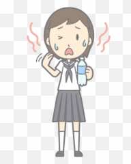Girl Feeling Hot Free Svg Emoji,Feeling& Emotion For Children