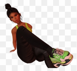 Imvu Girl Girls Avt Sticker By Kaiannarodrigues - Bun Emoji,Imvu Emoji