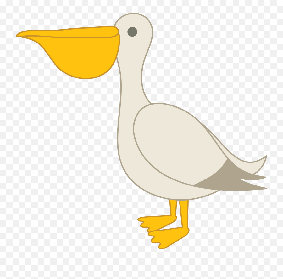 Pelican With Beak Open Clipart - Clip Art Library Emoji,Pelican Emotion