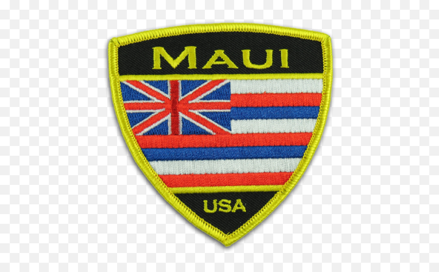 Hawaii Flag Maui Iron - On Embroidery Applique Patch Emoji,Girl Scout Emoticon Sew-on Patch