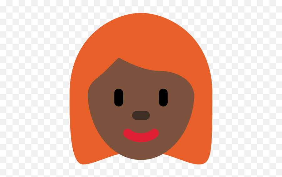 U200d Woman Dark Skin Tone Red Hair Emoji - The Waffle House,Red Face Emoji