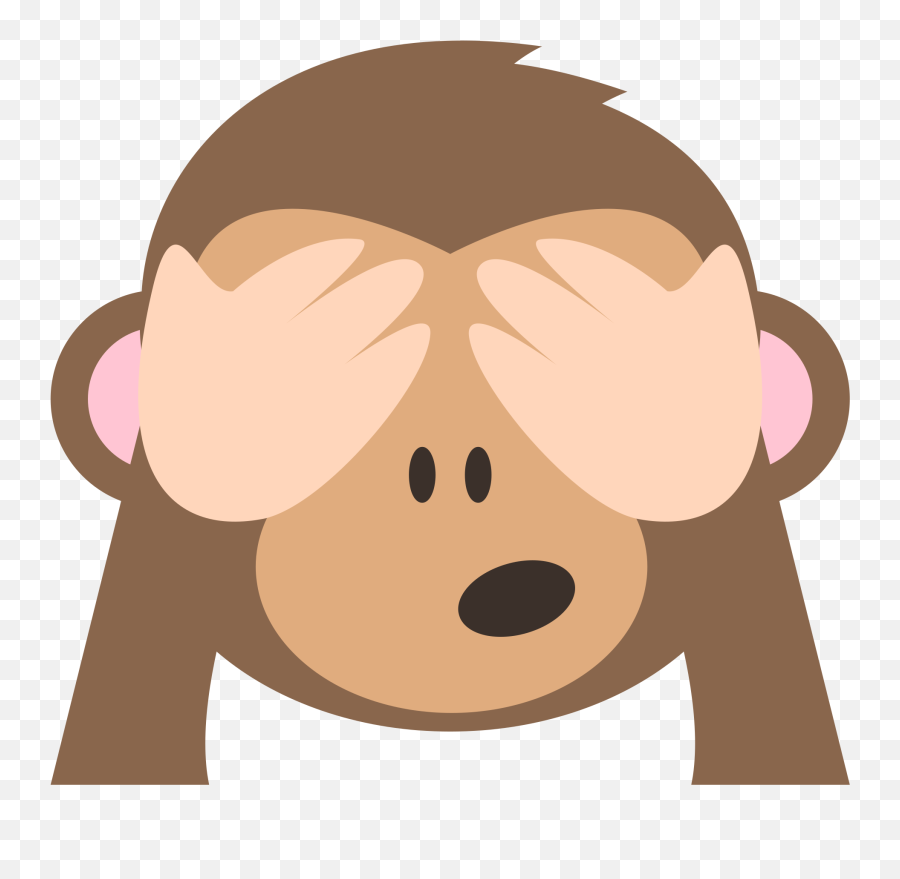 See - See No Evil Clipart Emoji,Monkey Emoji