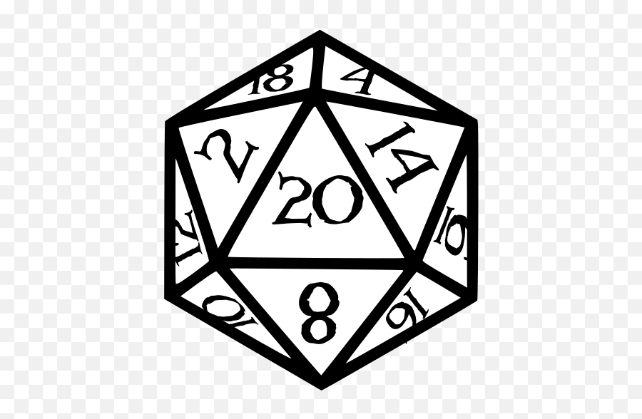 D20 Transparent Background Posted By Zoey Peltier - D20 Clipart Emoji,D20 Emoji Discord