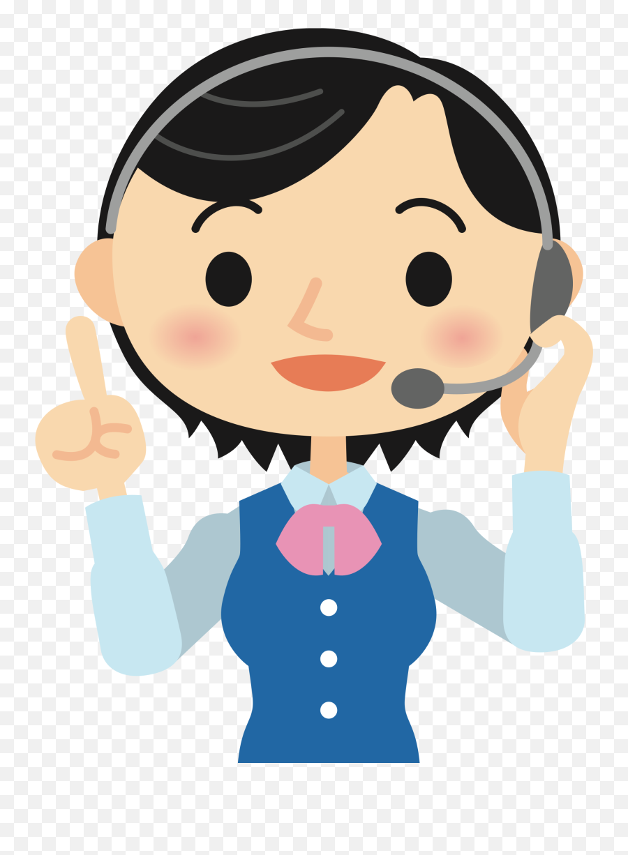 Clipart Telephone Talk Clipart Telephone Talk Transparent - Clipart Call Center Agent Png Emoji,Emoji Talking On Phone