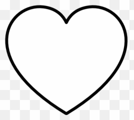 Heart Clipart Free Black And White - Solid White Heart Transparent Background Emoji,Heart Emoji Coloring Pages Black And White