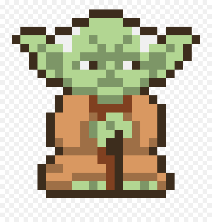 Yoda Png - Yoda Pixel Art Gif Yoda 440552 Vippng Yoda Pixel Art Emoji,Star Wars Emoji Yoda