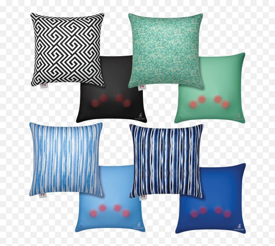 M Cushion Premium Plus 18 Massage Pillow U0026 Bonus Matching - Cushion Back Emoji,Emoji Pillows With Sunglasses