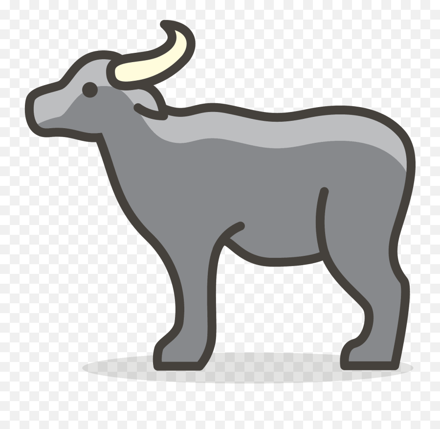 Water Buffalo Emoji Clipart Free Download Transparent Png - Water Buffalo Icon,Bull Emoji Android