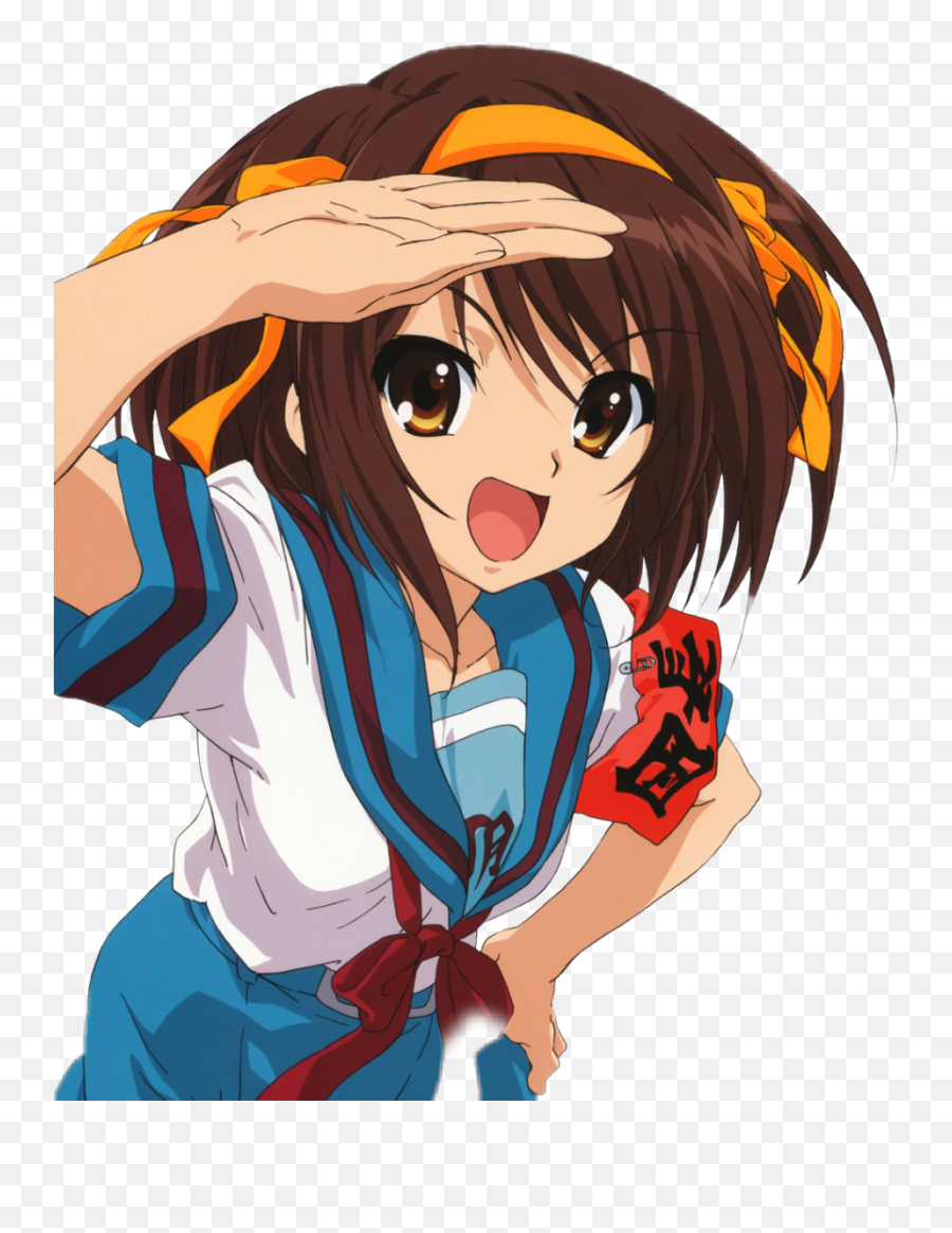 The Most Edited Haruhisuzumiya Picsart - Haruhi Suzumiya Png Emoji,Haruhi Suzumiya Emoji