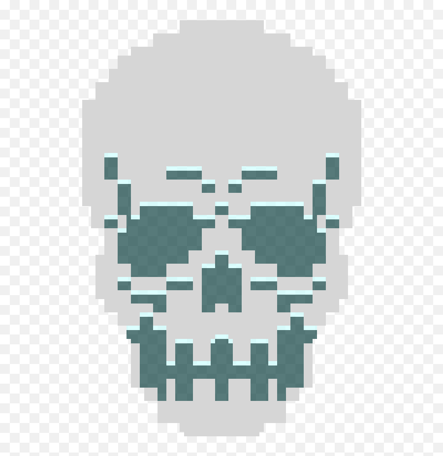 Download Ghastly Skull - 16 Bit Skull Emoji,Emoticon Skull Crossbones