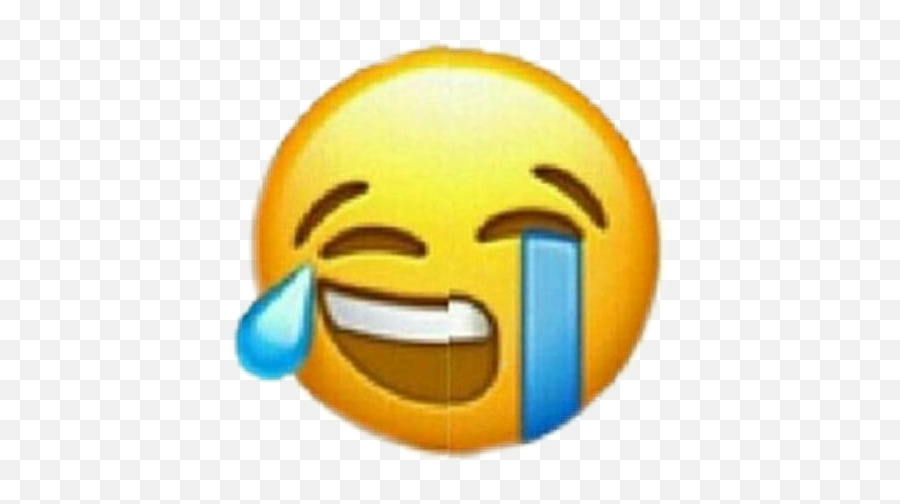 Emoji Smile With Cry - Emoji Smile But Cry,Crying Smile Emoji