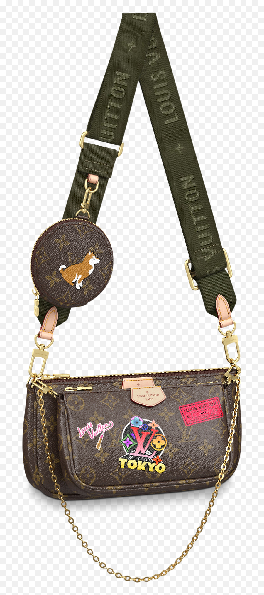Multi Pochette Accessoires Monogram In - Louis Vuitton Multi Pochette Emoji,Backpacks Bags Crossbody Shoulder W Emojis