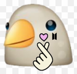Army Bts Bird Meme Sticker Sticker - Bird Emoji Meme,Bird Emoji Png
