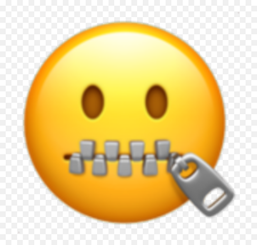 Emojis Iphone 2 En 2021 - Zipped Mouth Emoji Apple,If Miranda Were An Emoji