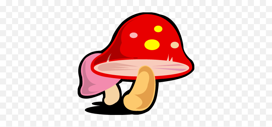 Clip Art Free Clipart Of Vegetables - Magic Mushrooms Cartoon Clear Background Emoji,1 Up Mushroom Animated Emoticon