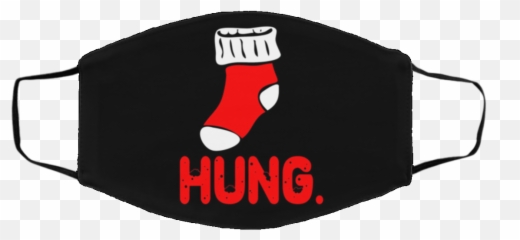 Hung Funny Ugly Christmas Stocking Pun - Happy New Year 2021 Face Mask Emoji,Funny Emoji Puns