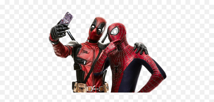 Spiderman And Deadpool Transparent Images Png Png Mart - Deadpool Spiderman Png Hd Emoji,Free Deadpool Emojis