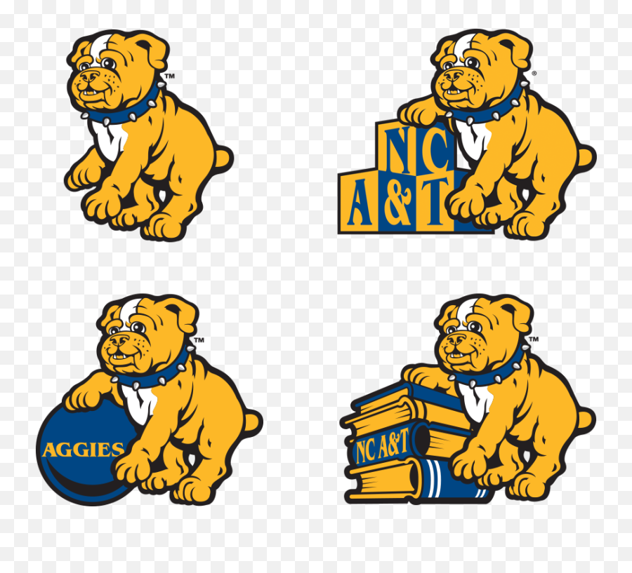 North Carolina Au0026t State University - Nc Mascot Emoji,College Mascot Emojis