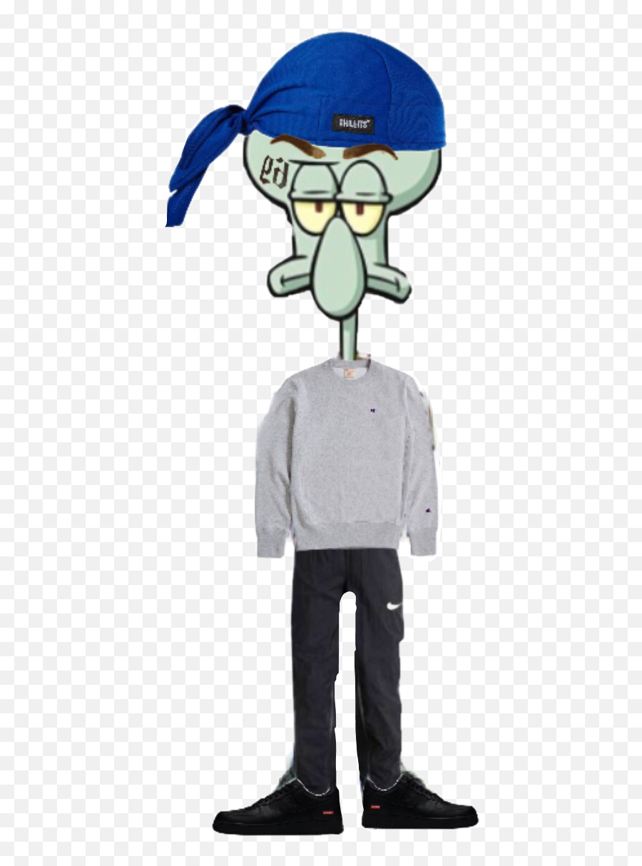 Cholo Sticker - Squidward Tentacles Emoji,Cholo Emoji