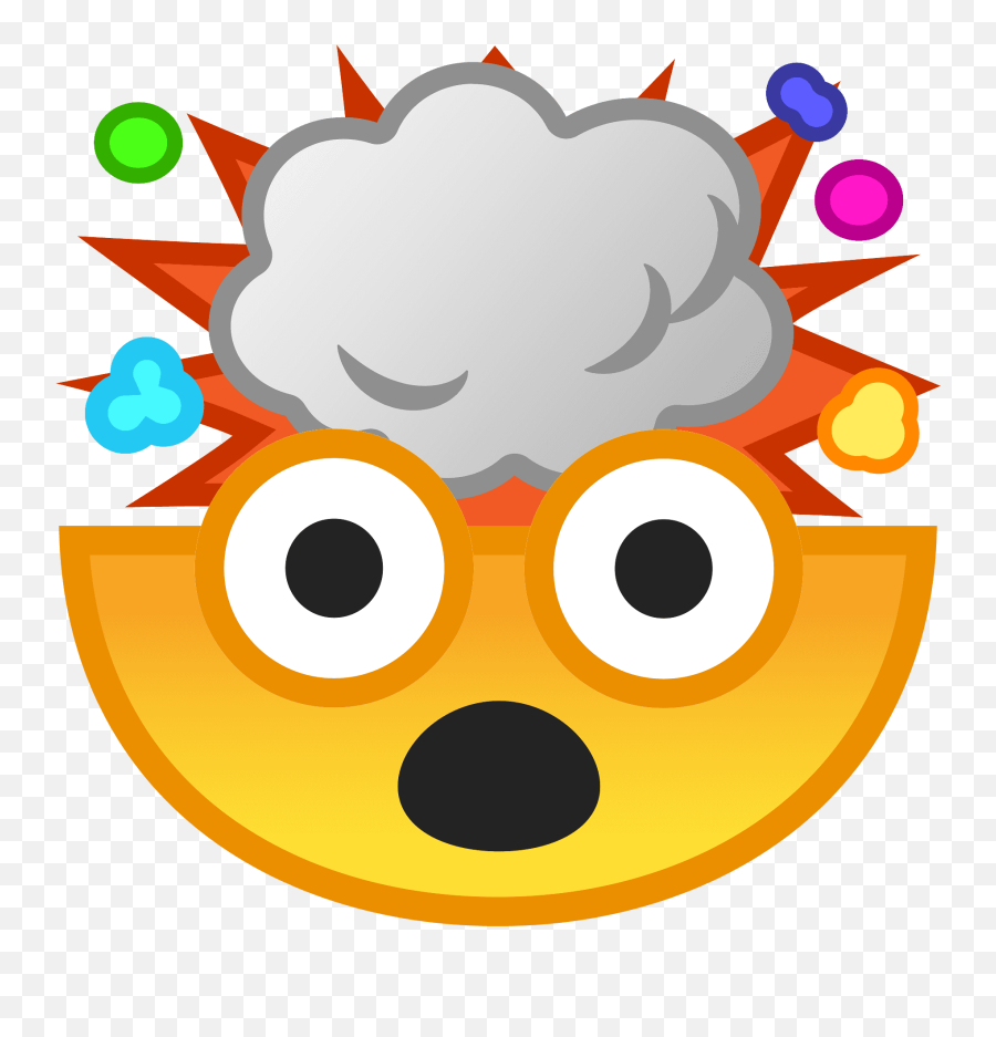 Exploding Head Icon Noto Emoji Smileys 1369859 - Png Head Exploding Emoji,Emoji Smileys