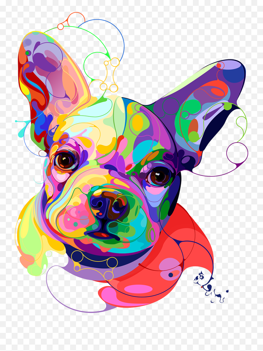 Dogs For Arttask On Behance - Poleras Sublimadas Para Perros Emoji,French Color Emotions