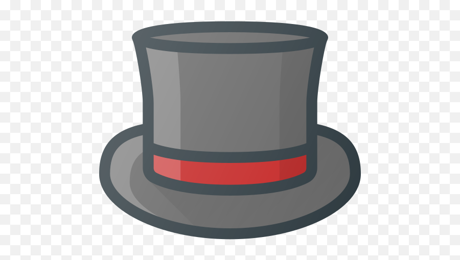 Cylinder Hat Retro Magician Free Icon Of Free Set Color Emoji,Top Hat Skull Emoticon