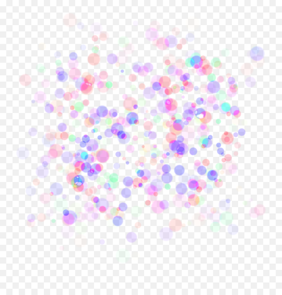 Bokeh Rainbows Dots Circle Glitter Sticker By Mrmwsk Emoji,Using Emojis On Samsung Stardust