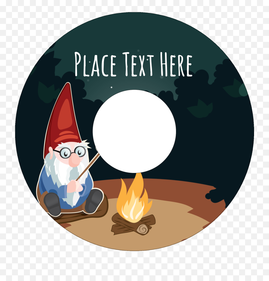 Christmas Cddvd Label Christmas Day Illustration Product - Fictional Character Emoji,Garden Gnome Emoji