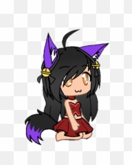 Aphmau Chibi Starlight Werewolf Sticker By Jade Emoji,Werewolf Emojis