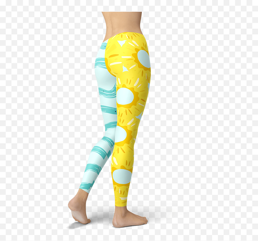 Sunny Pineapple Leggings Emoji,Emojis Gym