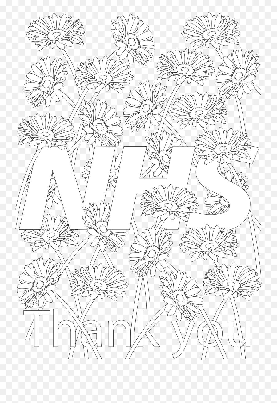 Bbc Arts - Culture In Quarantine Colour Your Own U0027thank Thank You Nhs Colouring Poster Emoji,Emotions Coloring Sheets