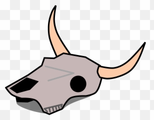 Cow Skull Clipart - Desert Dead Animals Drawings Emoji,Skull And Sleeping Emoji
