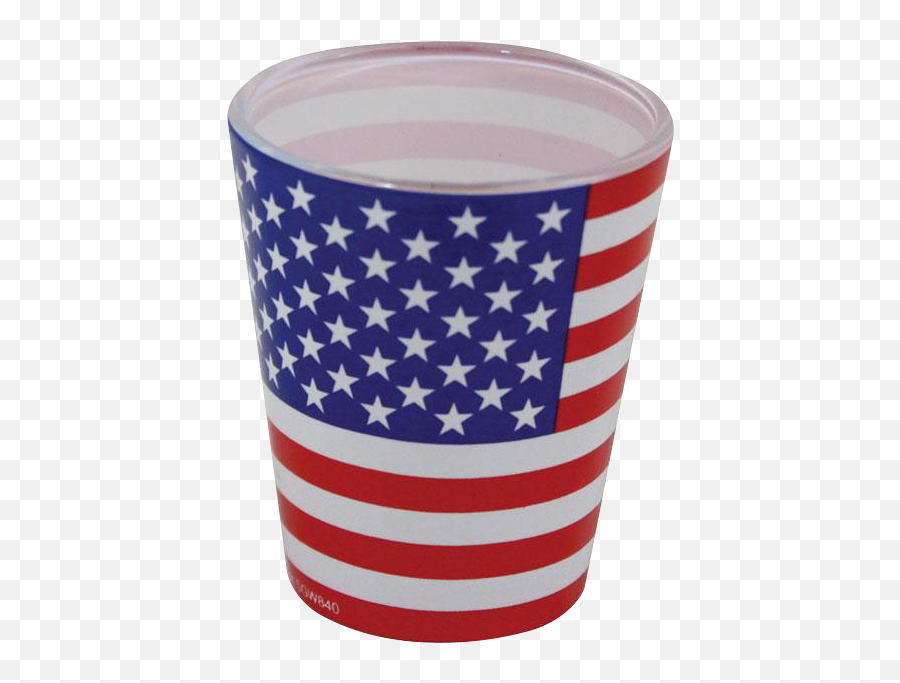 American Flag Wrap Shot Glass - Cup Emoji,American Flag And Ship Emoji