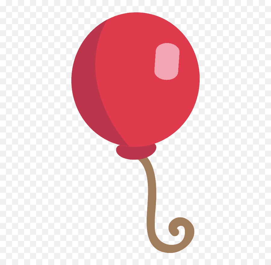 Balloon Emoji Clipart - Dot,Red Balloon Emoji