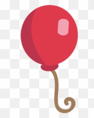 Balloon Emoji Clipart - Dot,Red Balloon Emoji