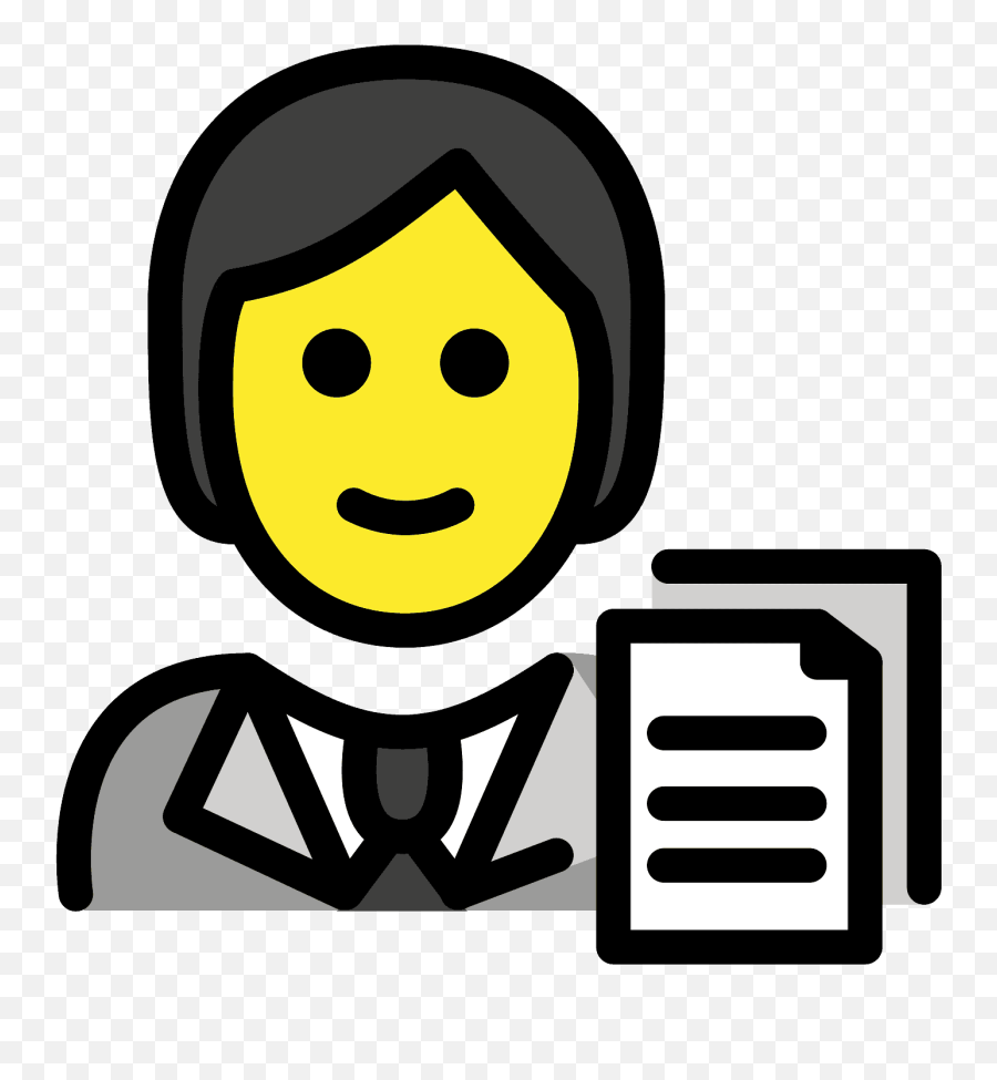 Office Worker Emoji Clipart - Clip Art,The Office Emoji