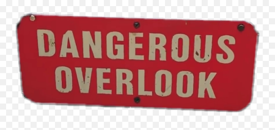 Dangerous Overlook Sticker By Lorenzo Giacomin - Horizontal Emoji,Danger Sign Emoji