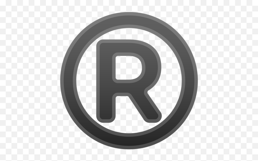 Registered Emoji - R De Registrado Png,R Emoticon