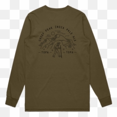 Chief Peak Ipa Longsleeve Tee - Long Sleeve Emoji,Emoji T Shirt India