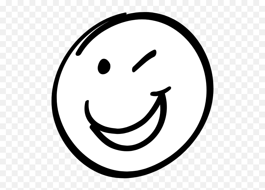 Winking Smiley Face Graphic - Emoji Free Graphics Smiley Face Free Svg,Happy Face Emoji