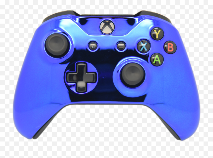 Blue Chrome Xbox One S Controller - Red Transparent Xbox Controller Emoji,How To Put Emojis On Xbox One Profile