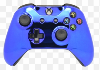 Blue Chrome Xbox One S Controller - Red Transparent Xbox Controller Emoji,How To Put Emojis On Xbox One Profile