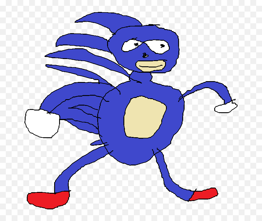 Sanic Hegehog Teh Meme Wiki Fandom - Sonic The Hedgehog Funny Drawing Emoji,Emoji Planet Dolan