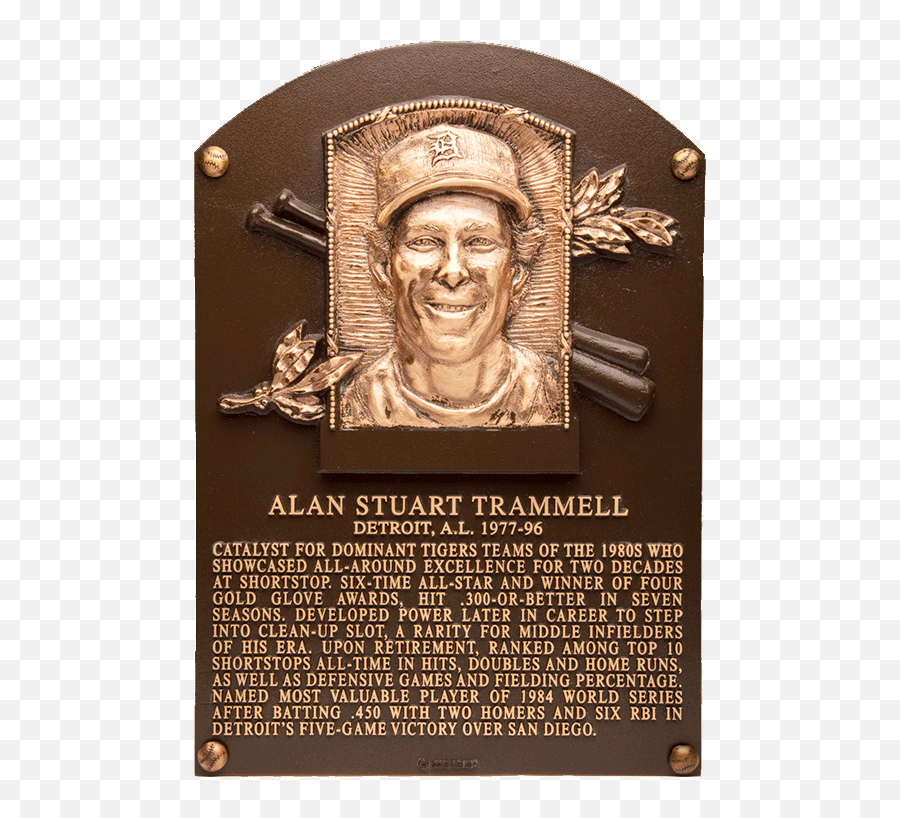 Alan Trammell Baseball Stats - National Baseball Hall Of Fame And Museum Emoji,1995 Emotion Alan Trammell #46